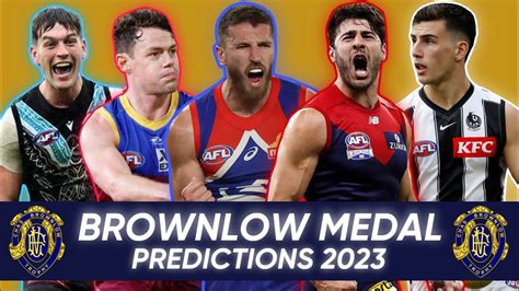 afl brownlow predictions|ESPN's ultimate 2023 Brownlow Medal predictor.
